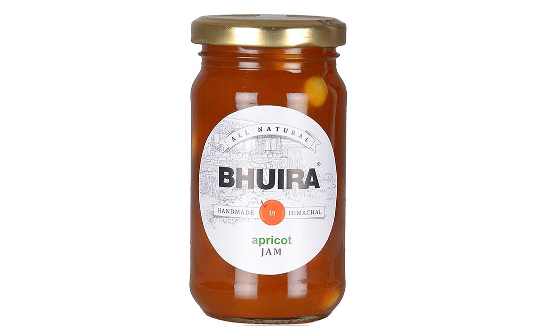 Bhuira Apricot Jam    Glass Jar  240 grams